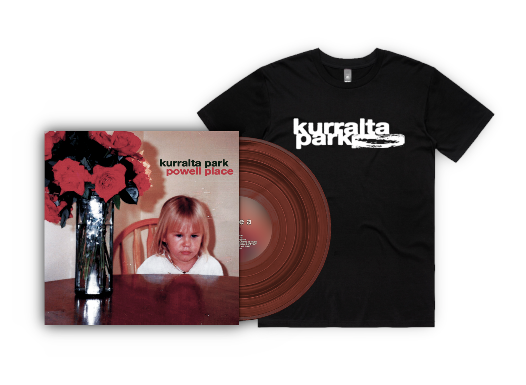 KP Swag Tee + Powell Place Vinyl Bundle PREORDER